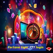 fortune tiger 777 login